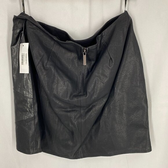 Blank NYC Sable Faux Leather Skirt in Black Size 31 NWT - Picture 9 of 10